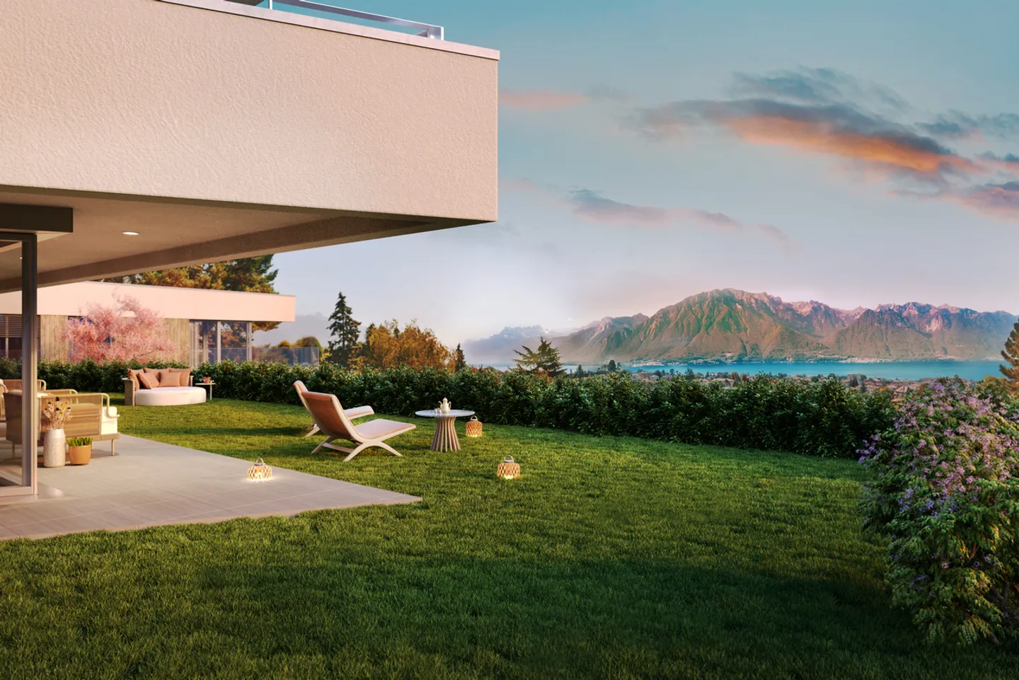 Attique vue lac, projet neuf 100% autonome en consommation énergétique - Photo 8 sur 13