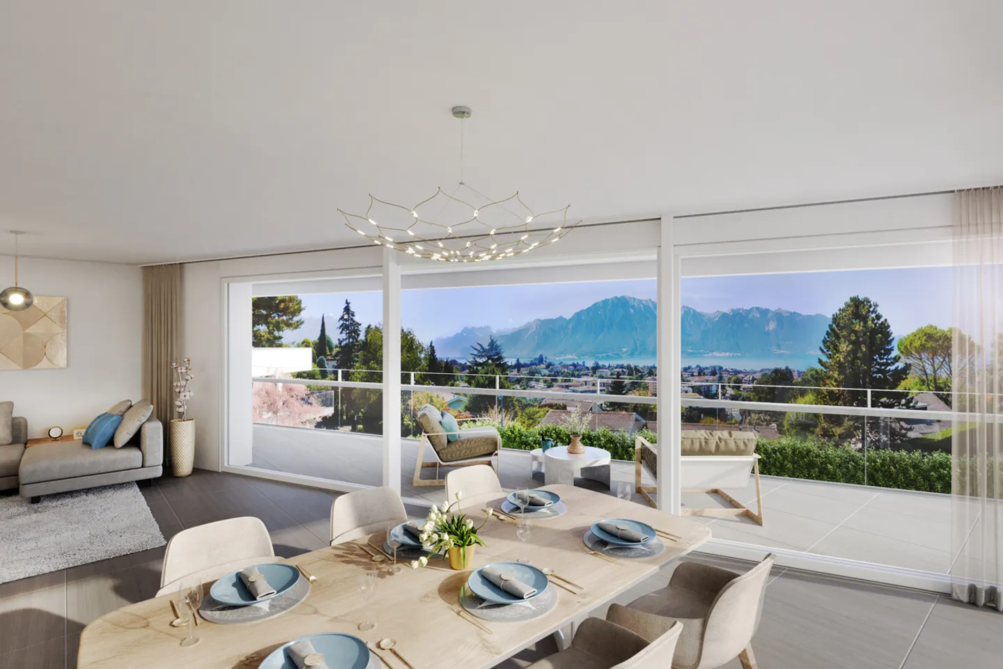 Attico nuovo con vista lago, zona ricercata, comune prestigioso - Foto 10 di 13