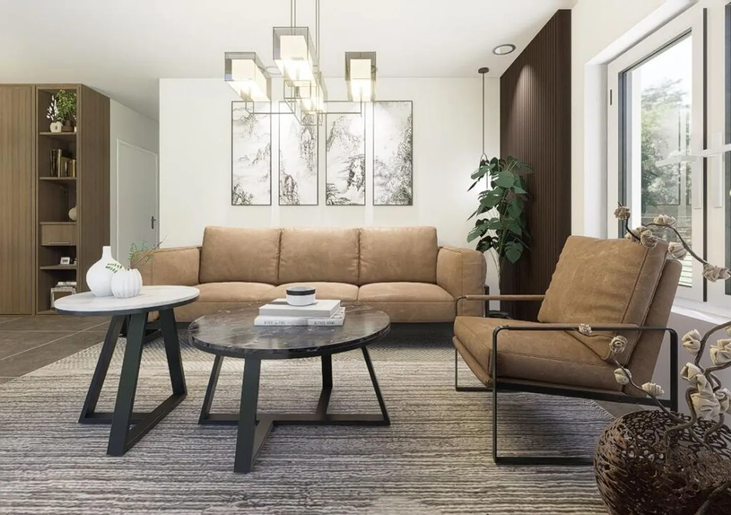 Superbe attique de 4.5 pièces à vendre sur plans avec terrasse de 45 m2 - Photo 4 sur 4