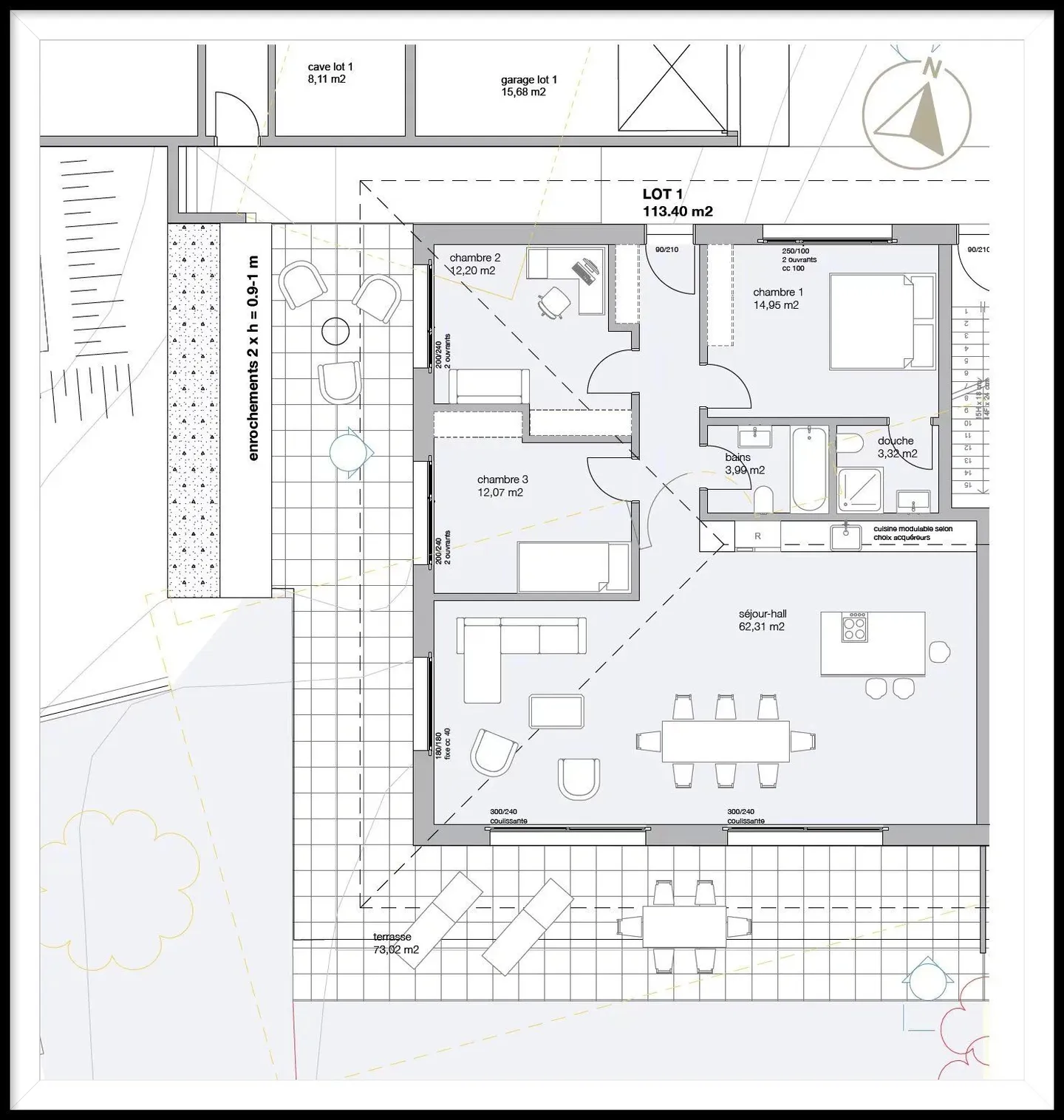 Appartement neuf à Lutry avec jardin - Photo 3 sur 9