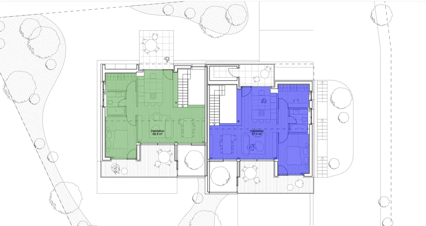 Semi-detached villa with garden and lake view - Photo 7 of 8