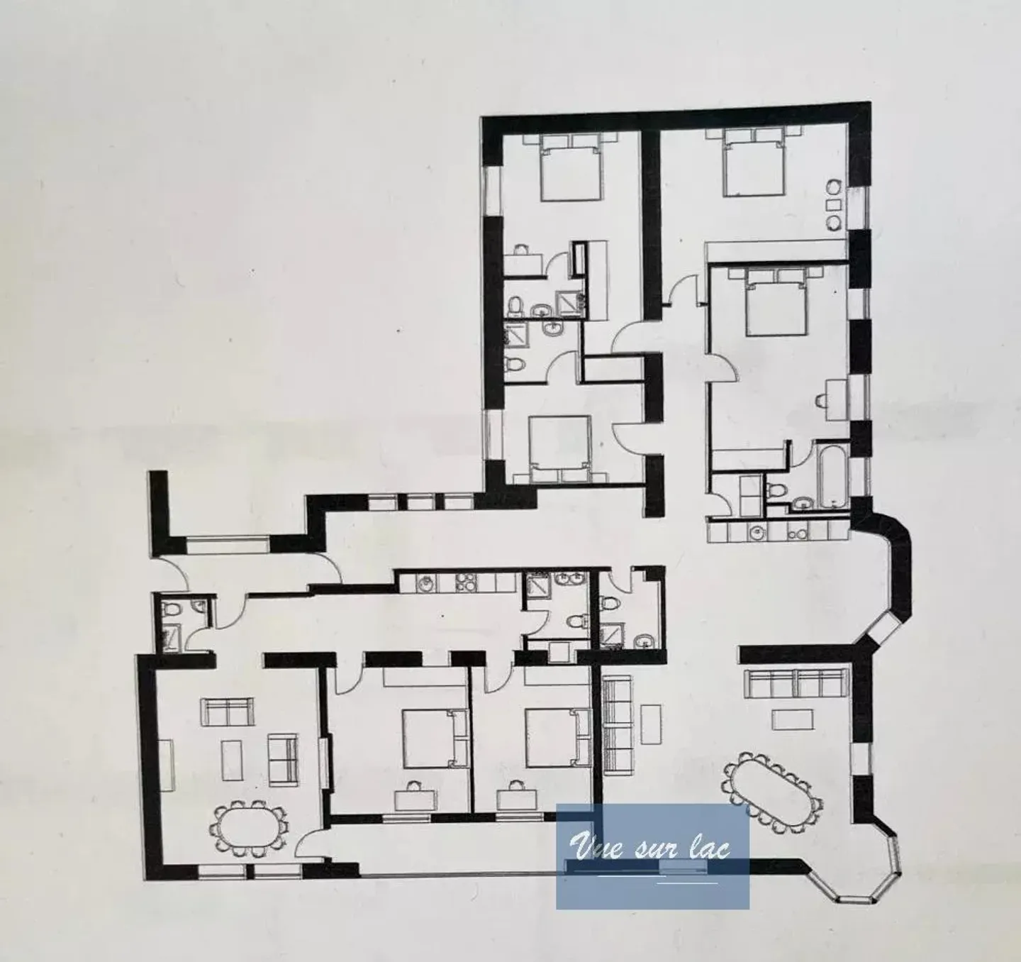 Sublime renovierte Wohnung, Charme, Komfort, nur wenige Schritte vom See entfernt! - Foto 7 von 13
