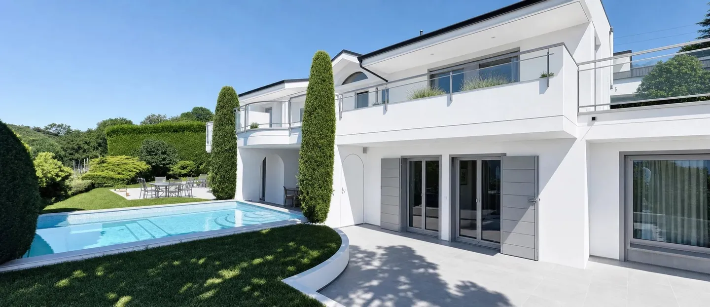 Prestigeträchtiges Architektenanwesen mit Panoramablick - Foto 1 von 13