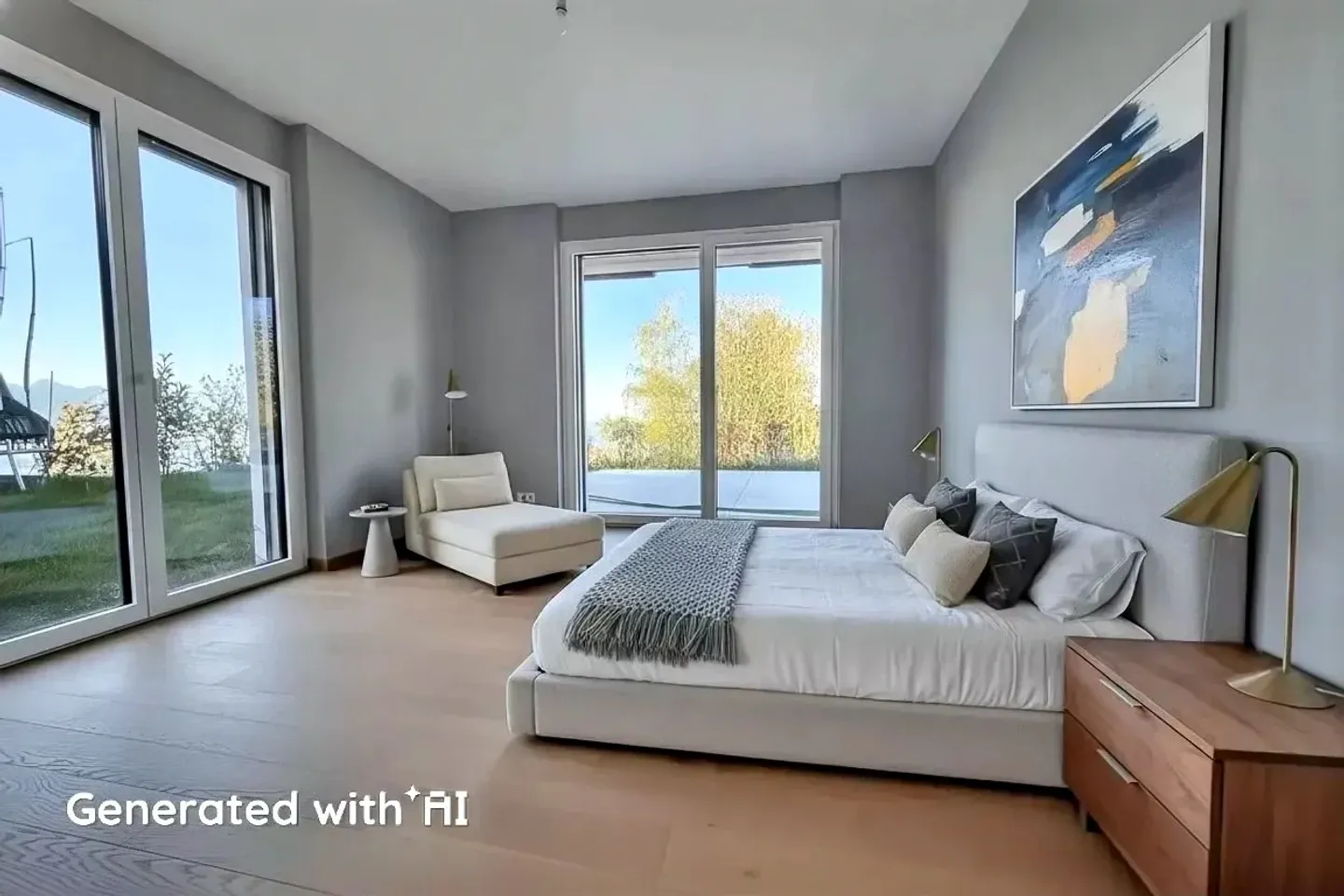 Appartement moderne avec vue sur lac - Photo 13 sur 13