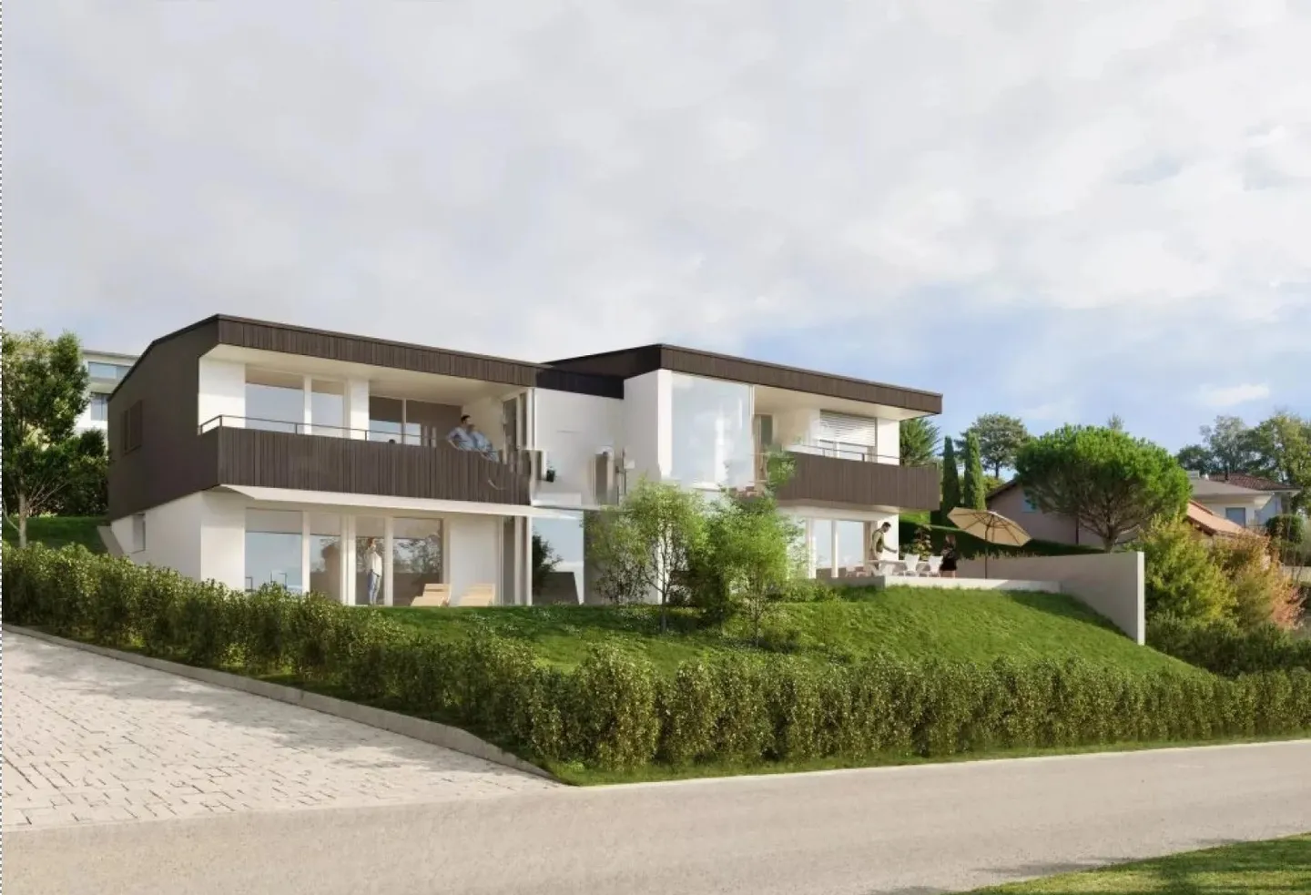 Superb modern duplex with garden and lake view - Photo 2 of 5