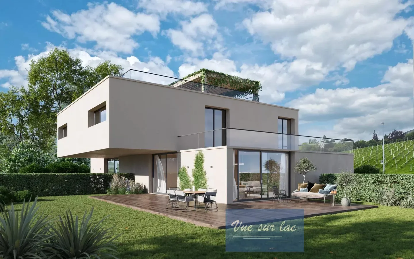 Nuova villa a schiera contemporanea - Foto 1 di 9