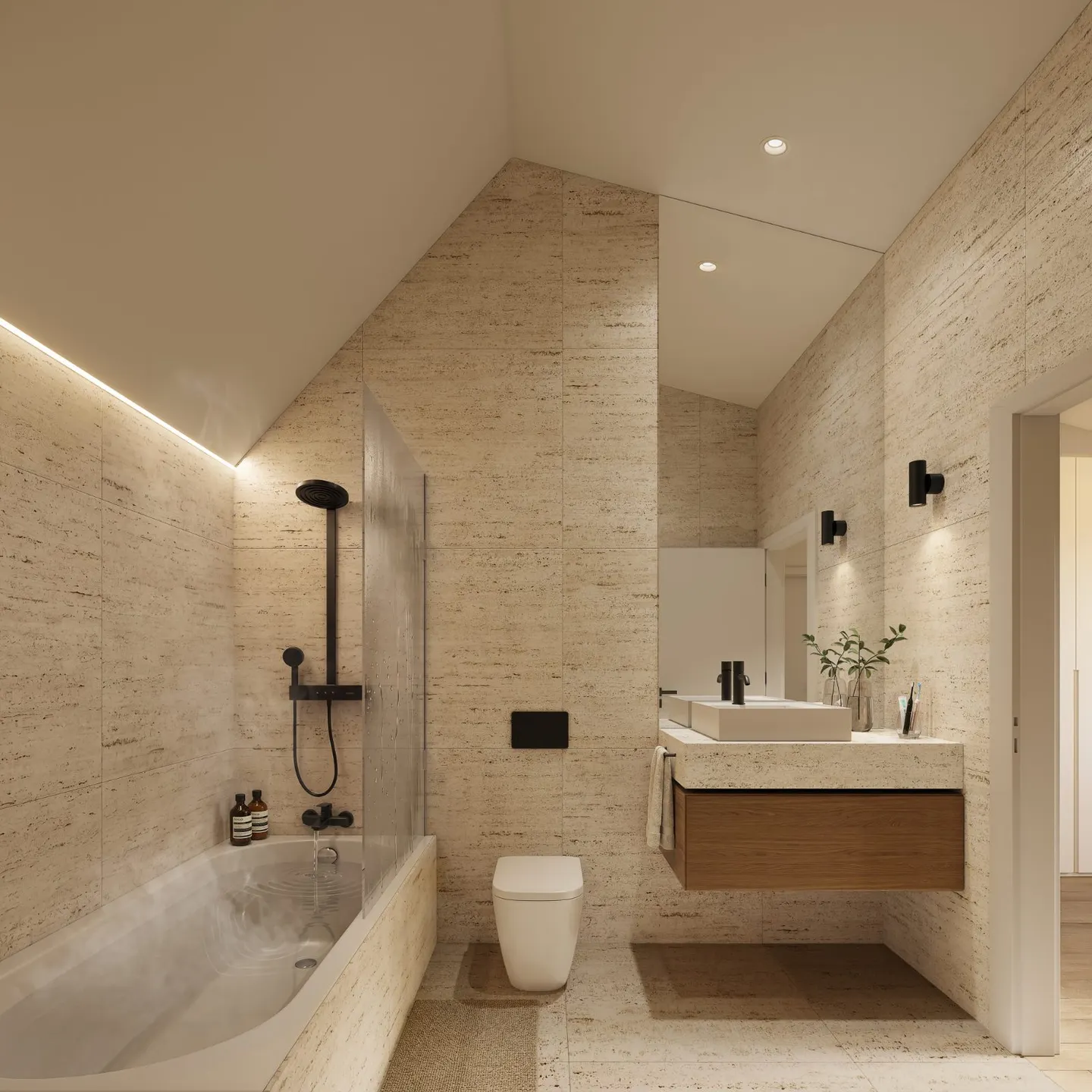New 4.5-room villa with garden and lake view in Hauterive - Photo 7 of 8