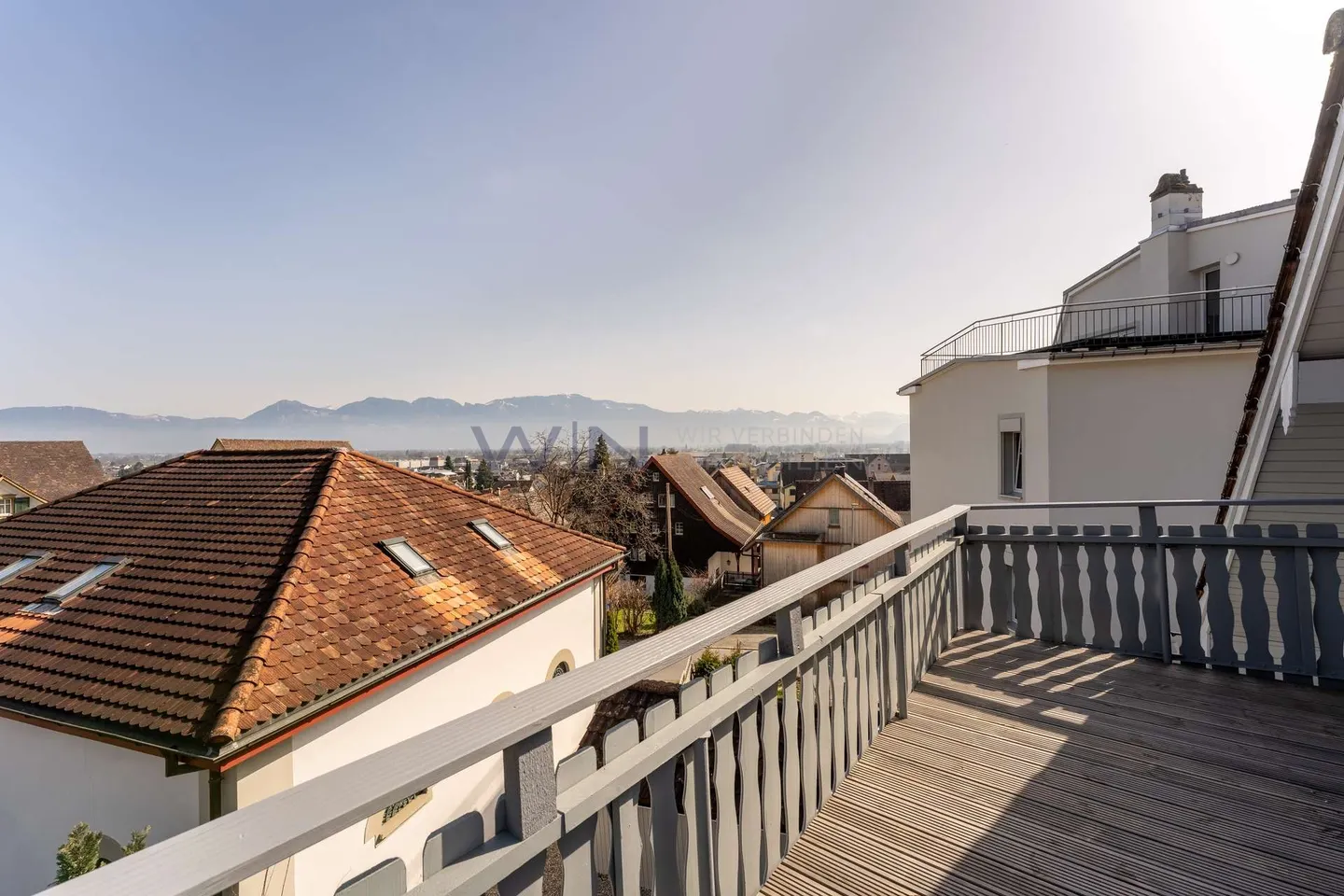 Charme de l'ancien bâtiment avec vue sur la montagne et jardin privé - Photo 11 sur 13