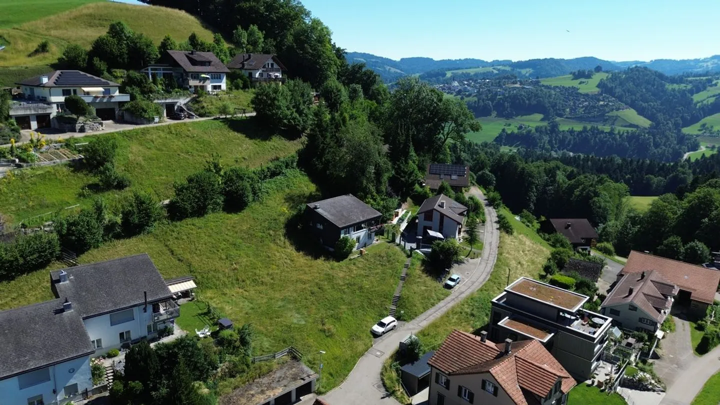Terreno edificabile con progetto di casa unifamiliare approvato e vista sul Säntis a Oberhelfenschwil (751 m²) - Foto 5 di 5