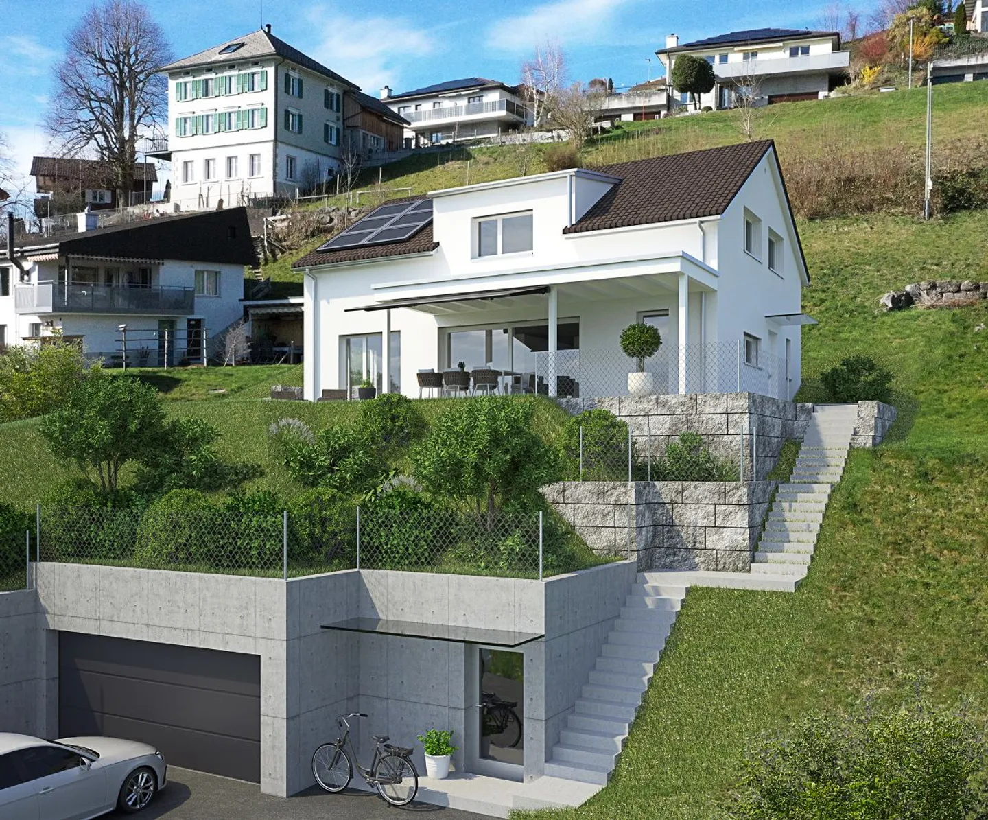 Newly Built Single-Family Home with a View of the Säntis - Photo 1 of 9