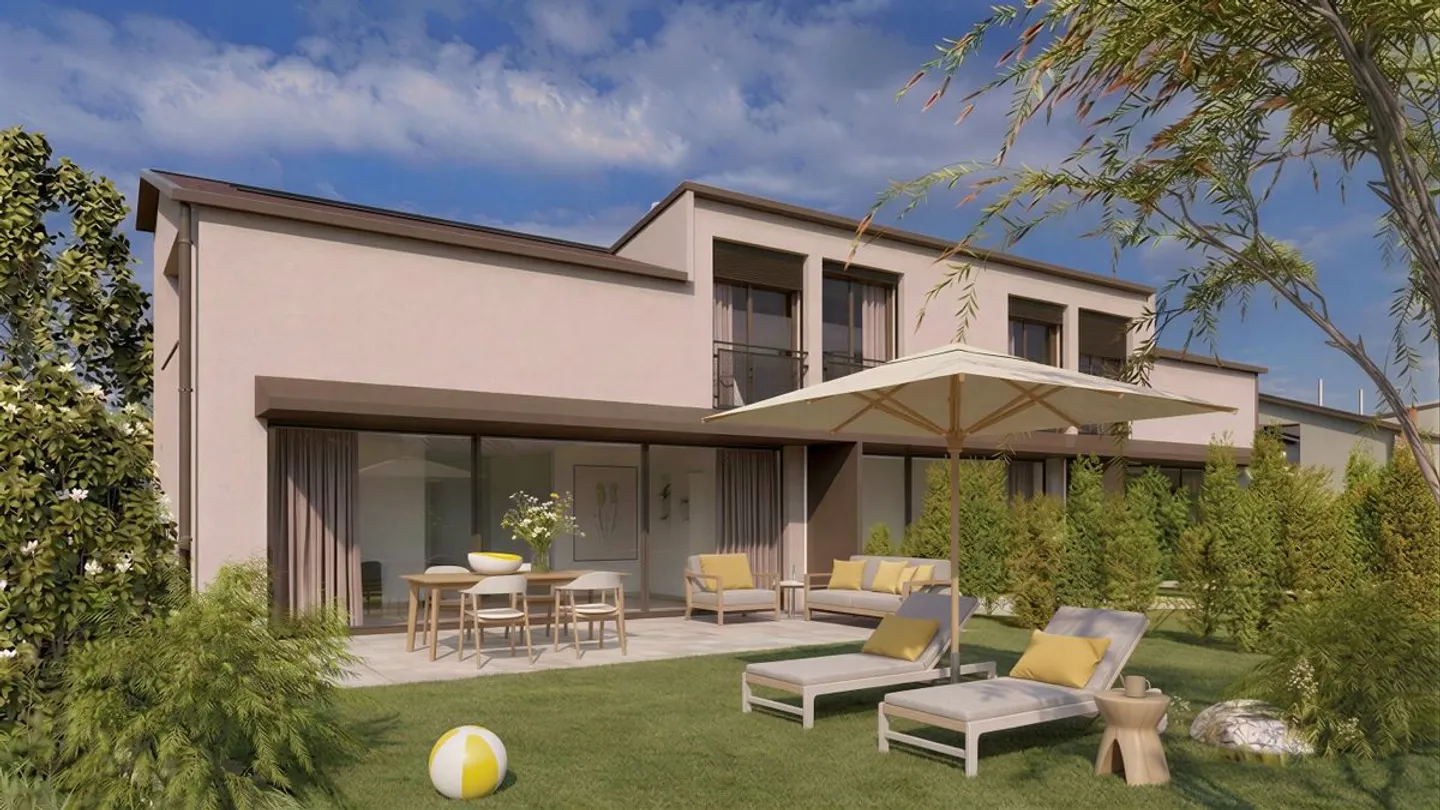 Promotion: 5-room villa on 2 floors with garden - in Le Mouret - Photo 2 of 6