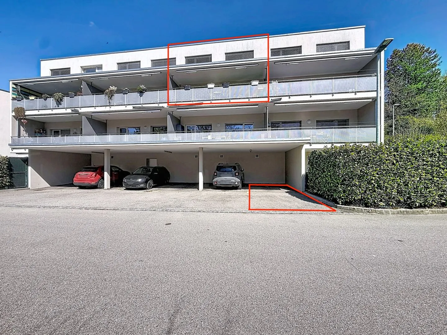 Heller Duplex mit 4,5 Zimmern, mit Südbalkon und freiem Blick - tolle Gelegenheit in Belfaux - Foto 12 von 13