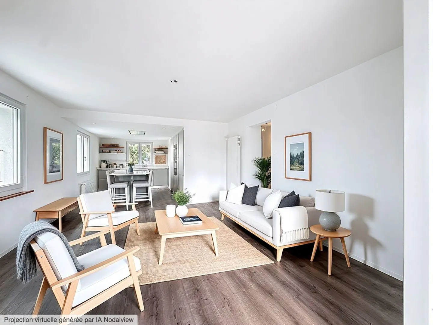New on the market: renovated 3.5 rooms with unique charm, veranda and exclusive garden - in Givisiez - Photo 3 of 13