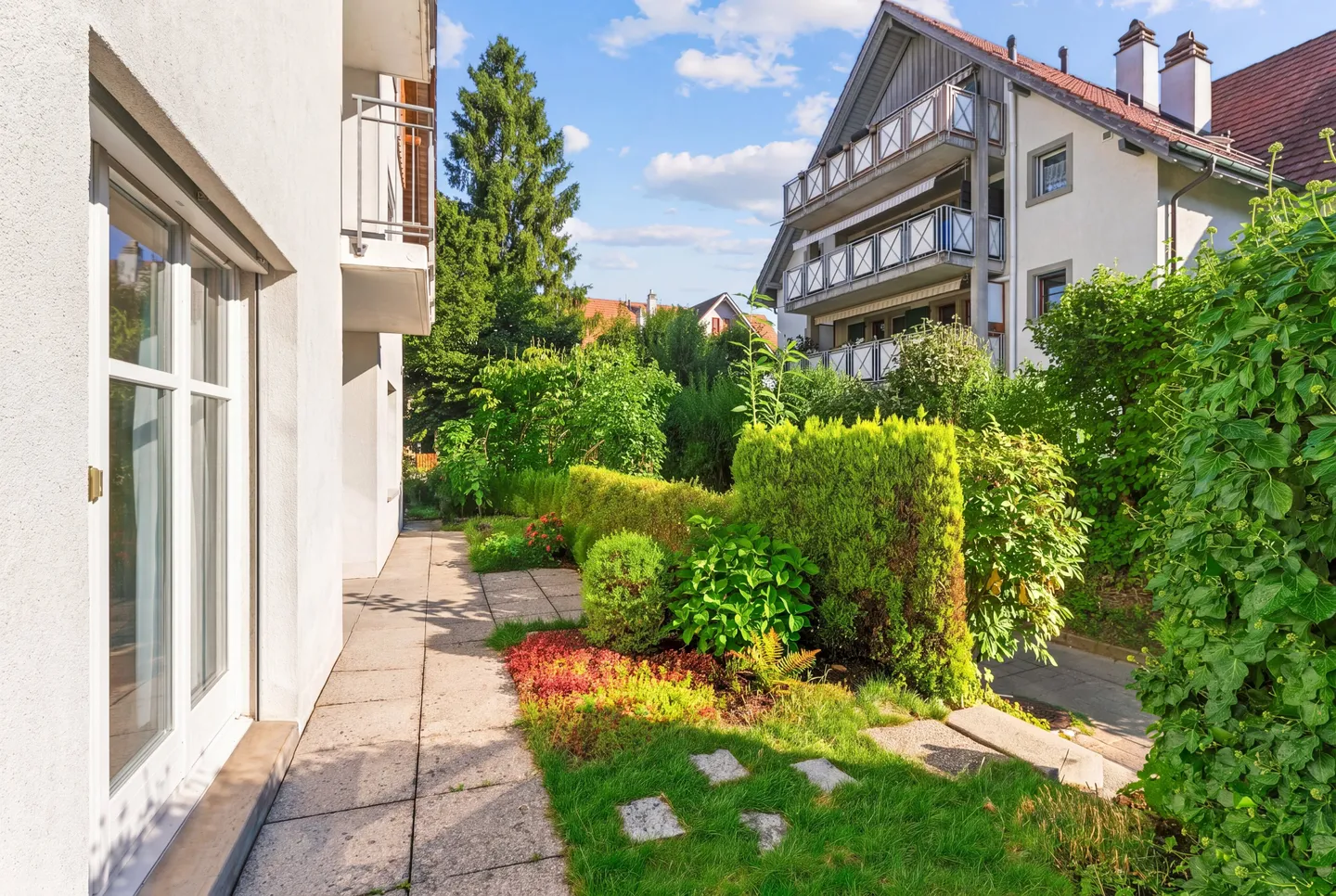 Appartamento giardino 3,5 locali con camino a Jonen - Foto 10 di 10