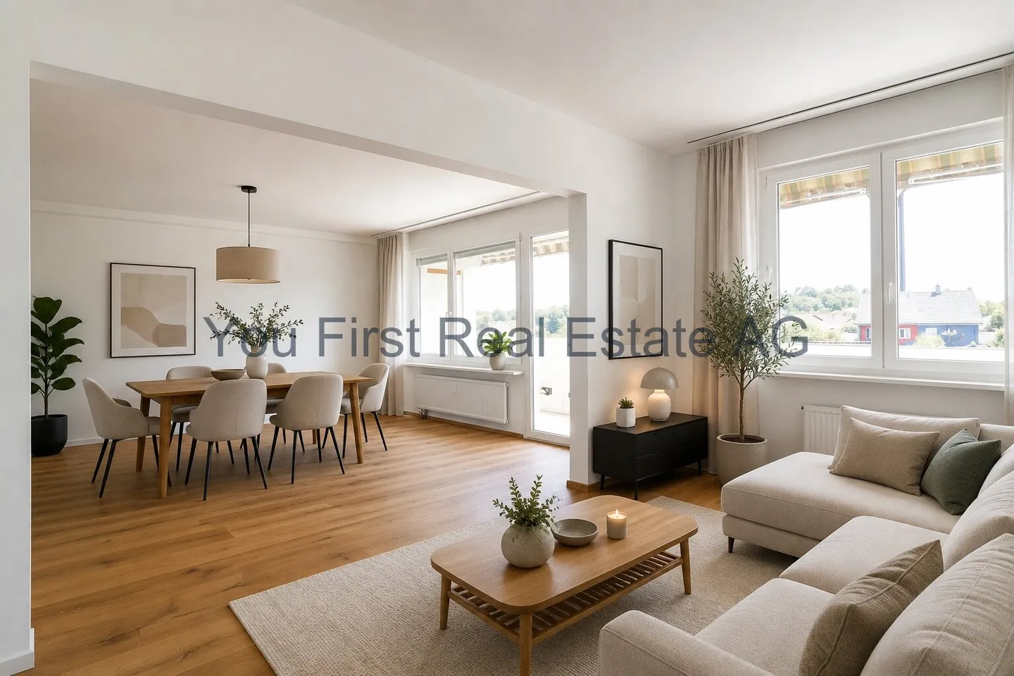 Stilvolle Wohnung mit Balkon - Foto 1 von 12