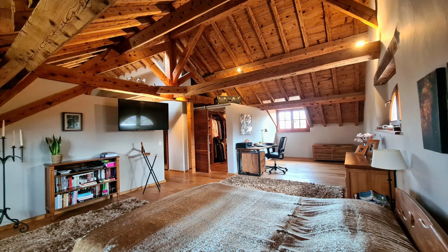 Authentique maison familiale avec une magnifique vue Jura, district Nyon - Photo 10 sur 13