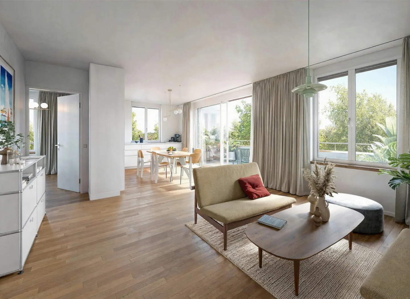 Appartement contemporain &amp; familial de 5 pièces à 10 minutes du centre de Genève - Foto 3 von 5