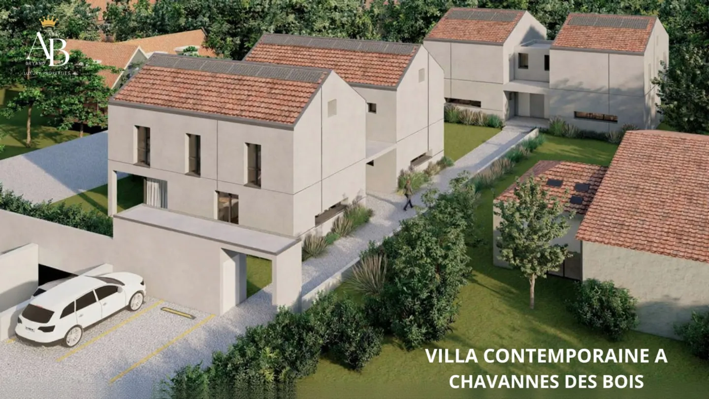 Wunderschöne zeitgenössische Villa A / Chavannes des Bois, 20 Minuten von Genf entfernt - Foto 1 von 8