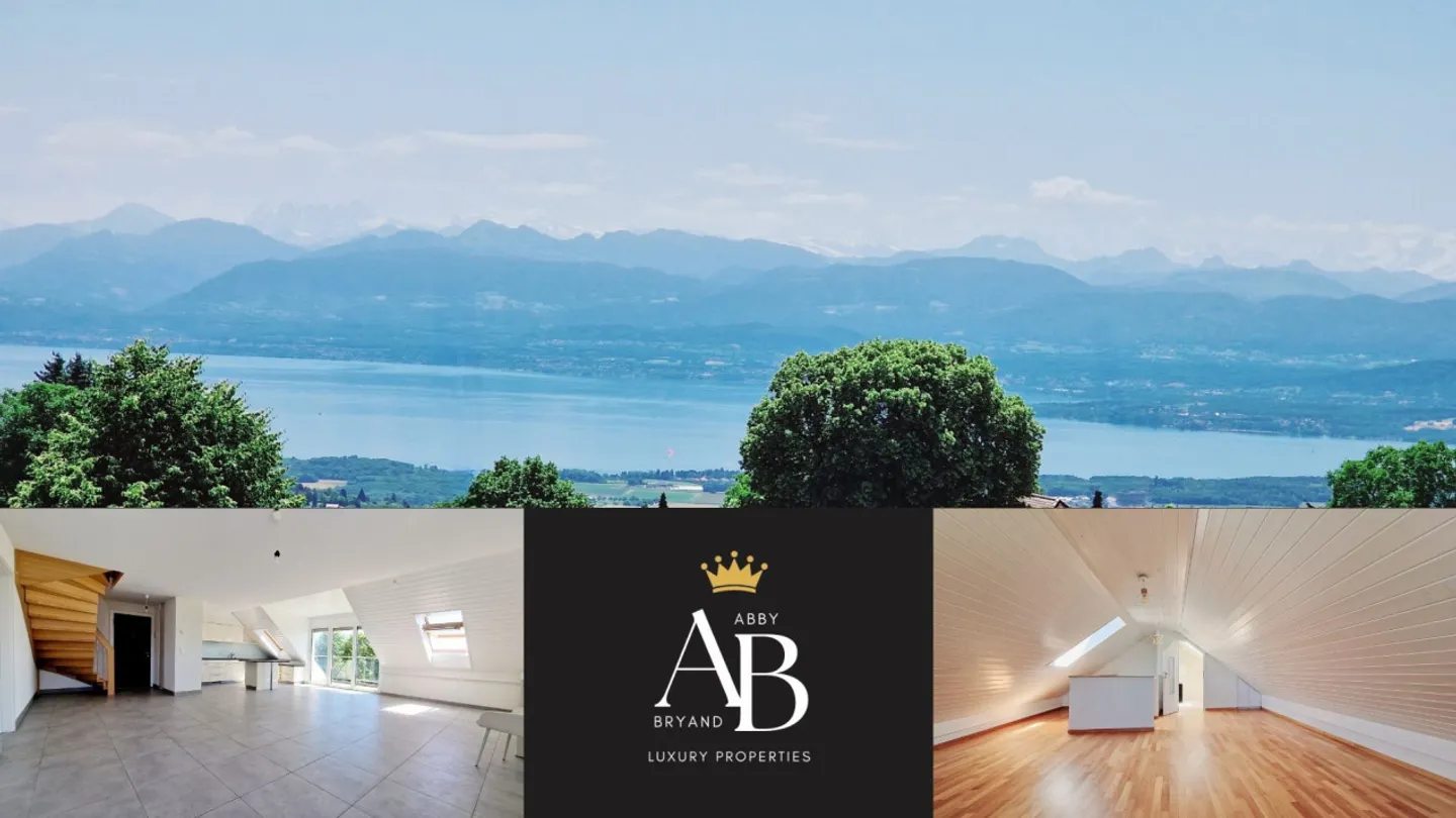 Abby bryand immobilier présente en exclusivité : Duplex Blue Lake /Arzier - Photo 1 sur 13