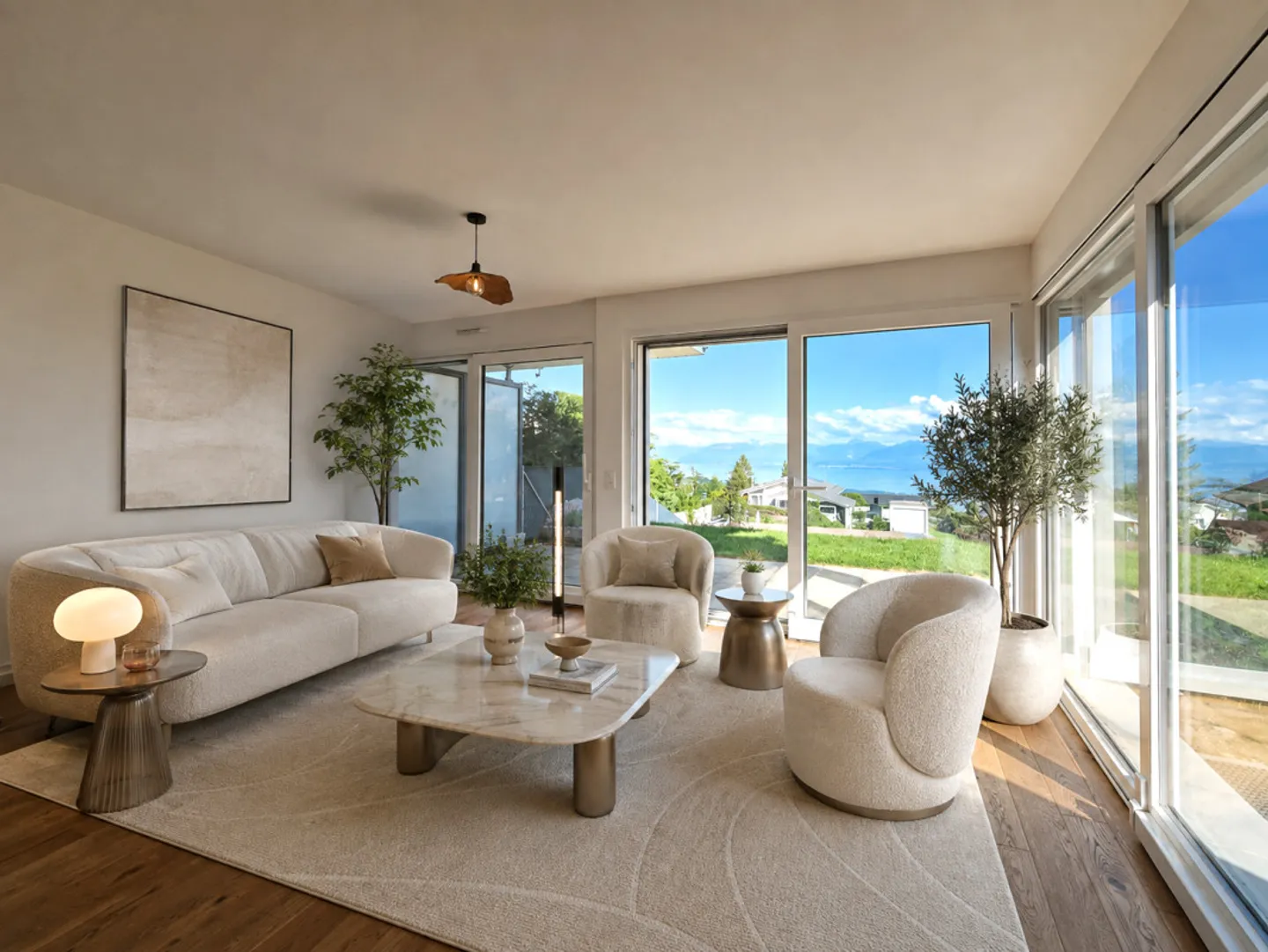 In Exclusivity: Beautiful Lake View Villa, Arzier, Abby Bryand Real Estate - Photo 1 of 6