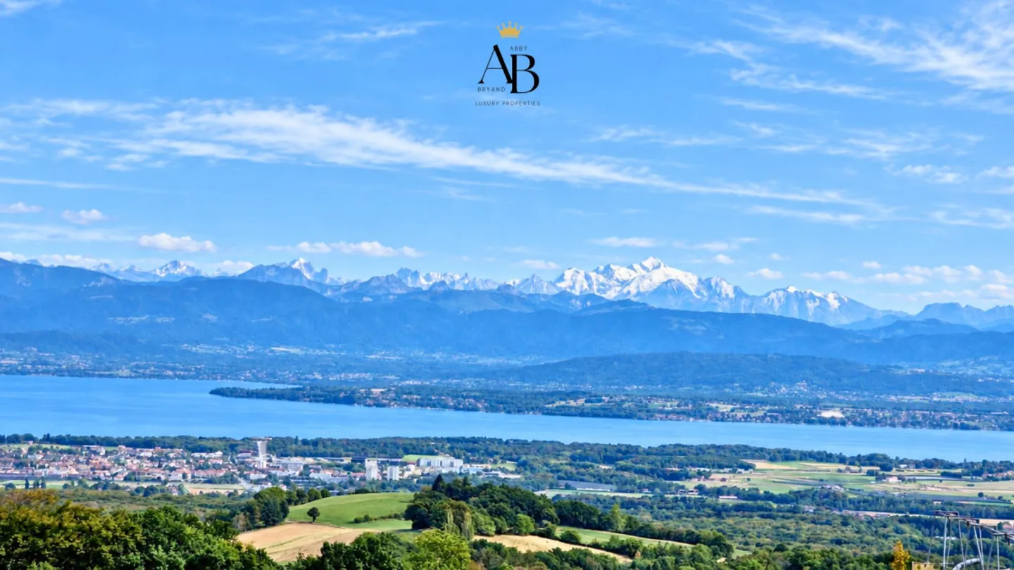 Blaue Horizon, zeitgenössische Wohnung mit 5,5 Zimmern, Blick auf den See und den Mont Blanc - Foto 5 von 9