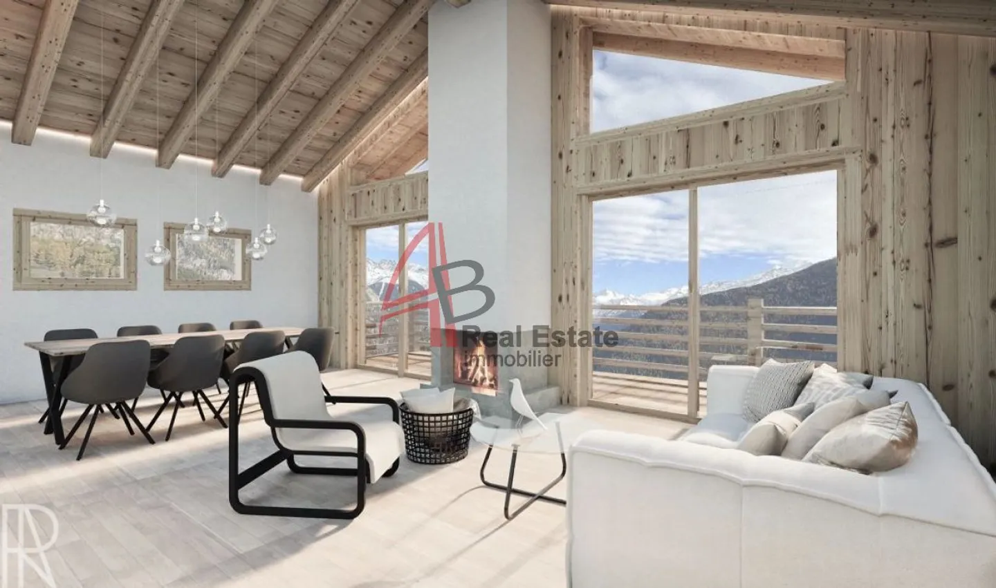 VAL DE BAGNES (Le Levron)  Chalet 6 camere di 283 m2 di superficie di vendita - Foto 7 di 11