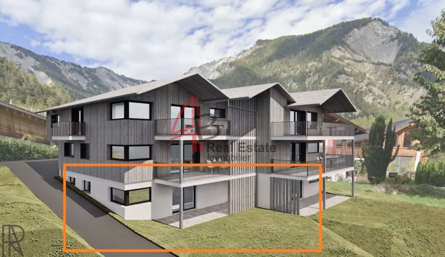 VAL DE BAGNES (Cries) Nuovo appartamento 3.5 locali con giardino - Foto 6 di 9