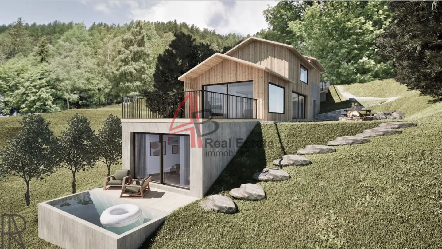 Villa contemporaine avec vue panoramique - Photo 1 sur 12