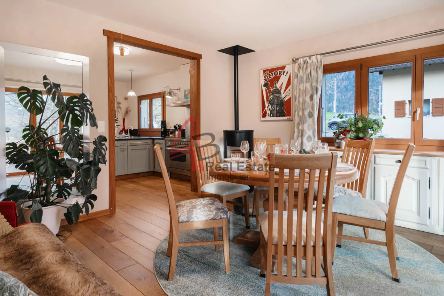 Val de Bagnes Vollèges (Etiez) Spacieuse maison familiale 7.5 pièces - Photo 5 of 11