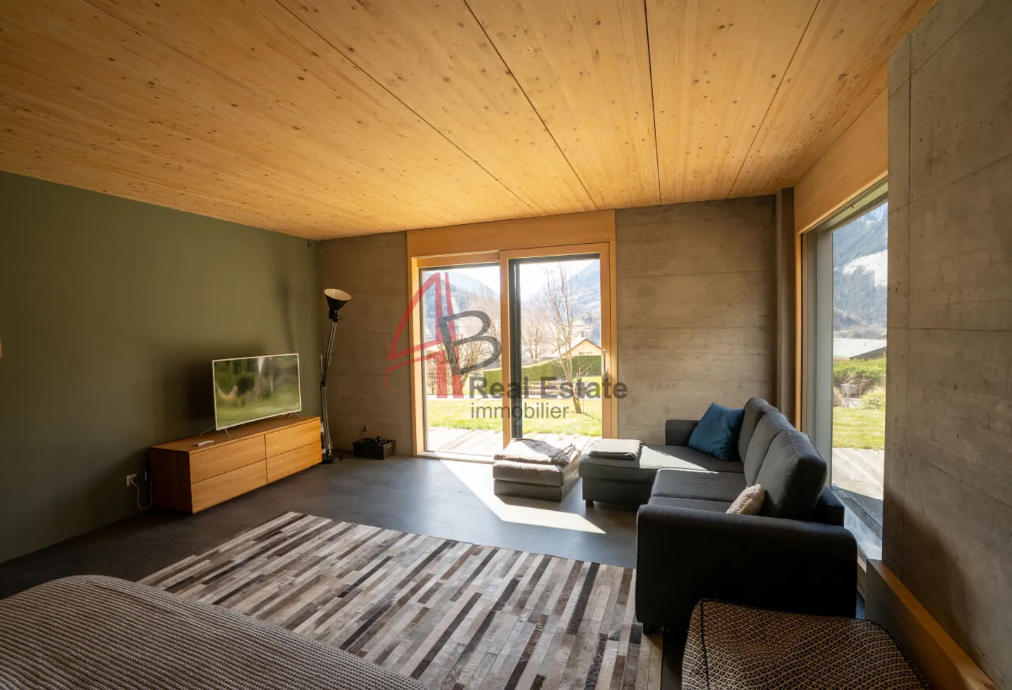 VOLLÈGES (Val de Bagnes) proche de VERBIER Magnifique villa contemporaine avec piscine et vue panoramique  - Photo 9 of 12