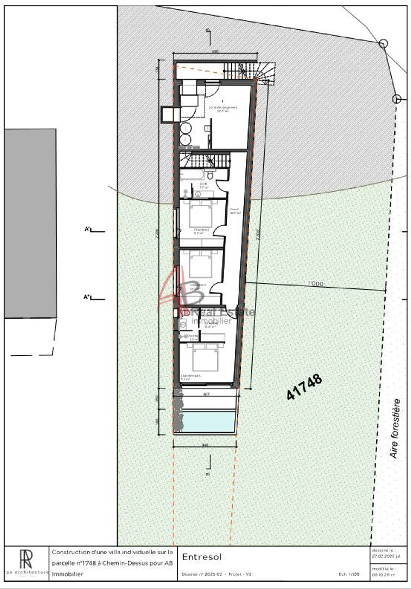 Villa contemporaine de 5,5 pièces - 4 chambres, cave extérieure, forêt privée et vue panoramique - Chemin-Dessus (Val de Bagnes) - Foto 13 di 13