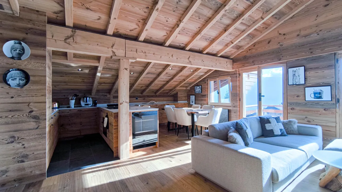 Penthouse ? Appartement 3 pièces à louer à Verbier - Foto 4 di 11