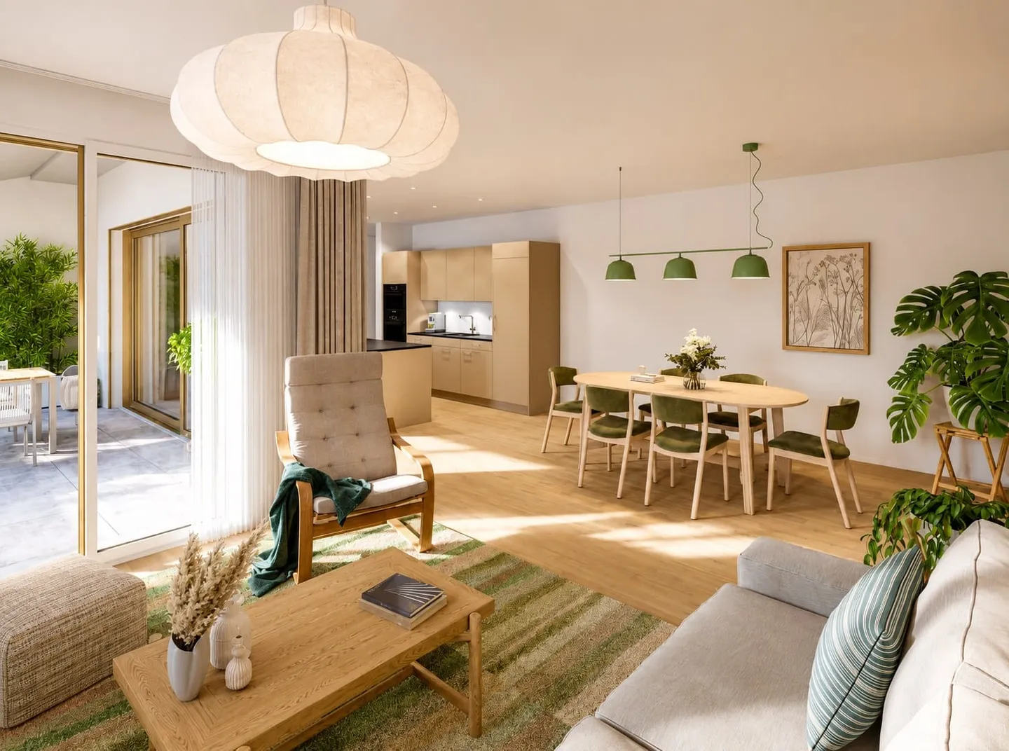 Maisonette de 4,5 pièces avec galerie et balcon - Photo 2 sur 10