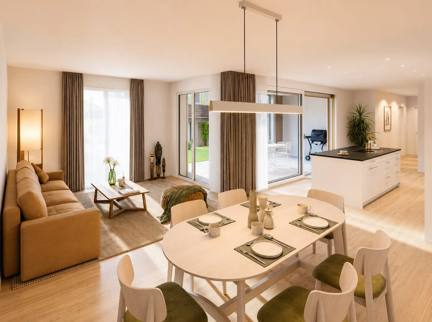 Maisonette de 4,5 pièces avec galerie et balcon - Photo 4 sur 10