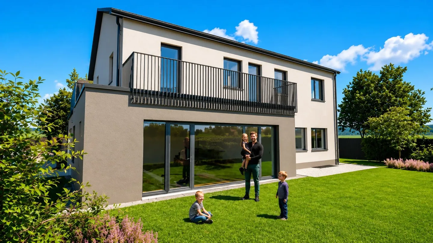 Moderne Familienhaus mit Garten - Foto 4 von 7