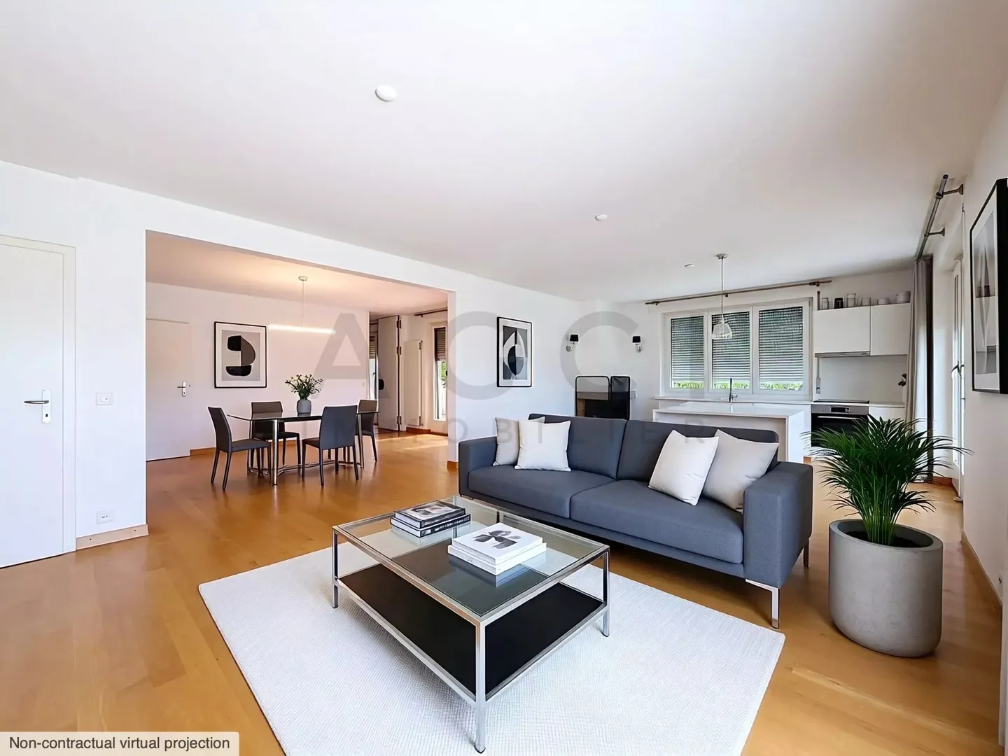 Magnifica villa con vista lago e accesso privato al lago — Anières (Ginevra) - Foto 4 di 13
