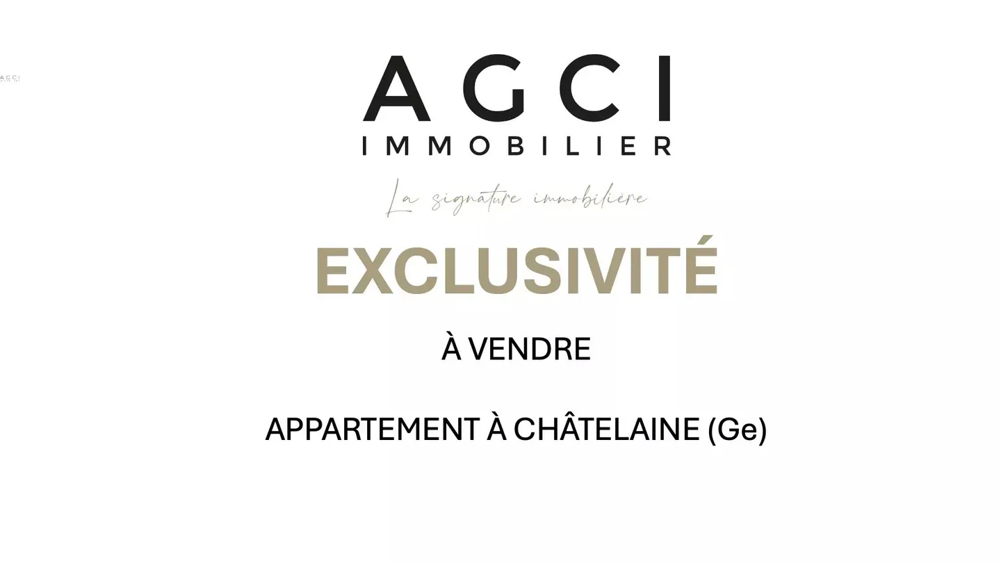 EXCLUSIVITY - Bright 4-room apartment with covered terrace, private garden and garage - Châtelaine - Photo 2 of 13