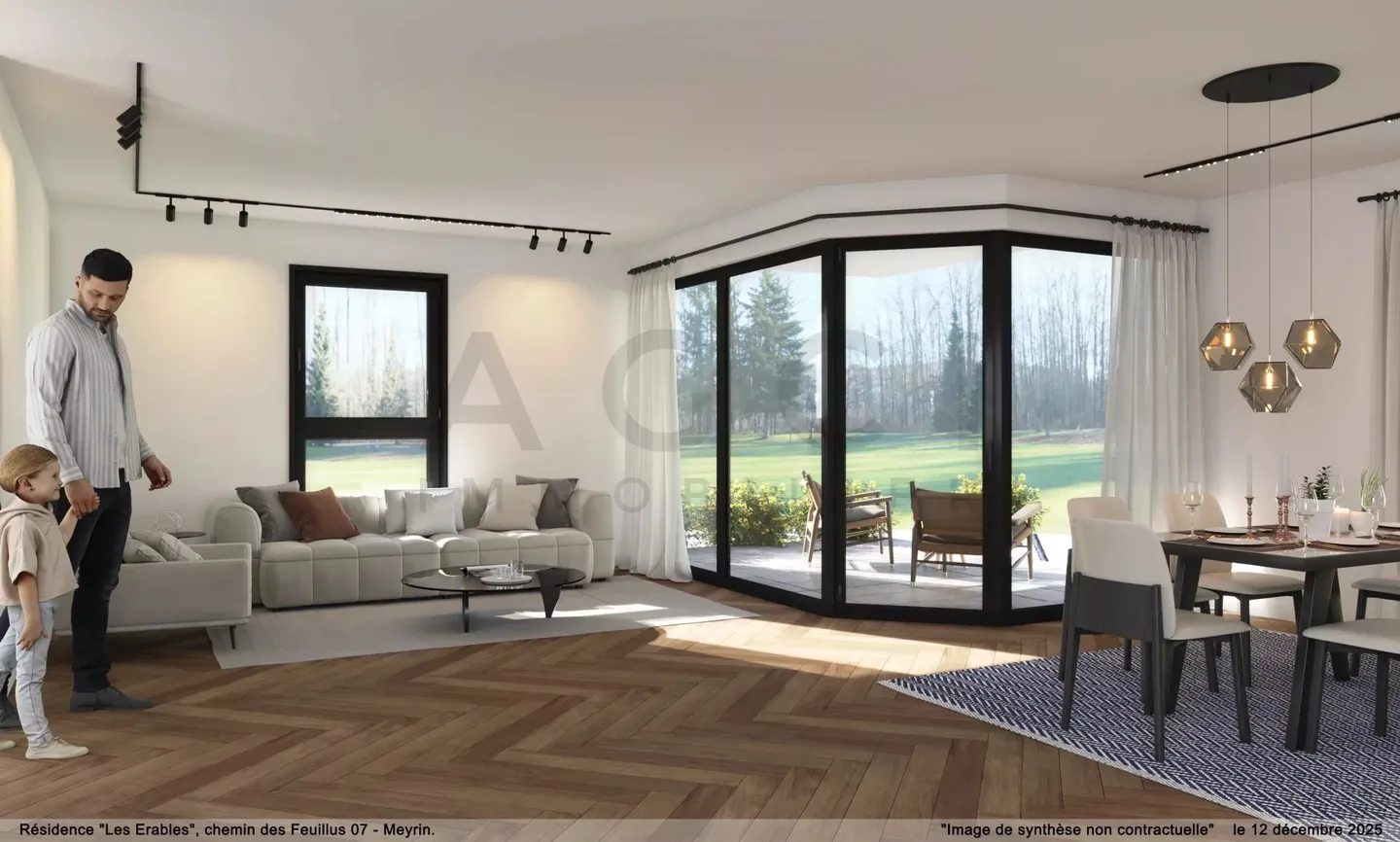 Residenz Les Érables – Lot 3.03 – 5 Zimmer in Meyrin - Foto 1 von 4