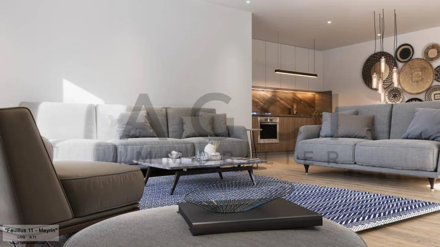 Wohnung zum Verkauf in einem Wohngebiet von Meyrin - Foto 4 von 8