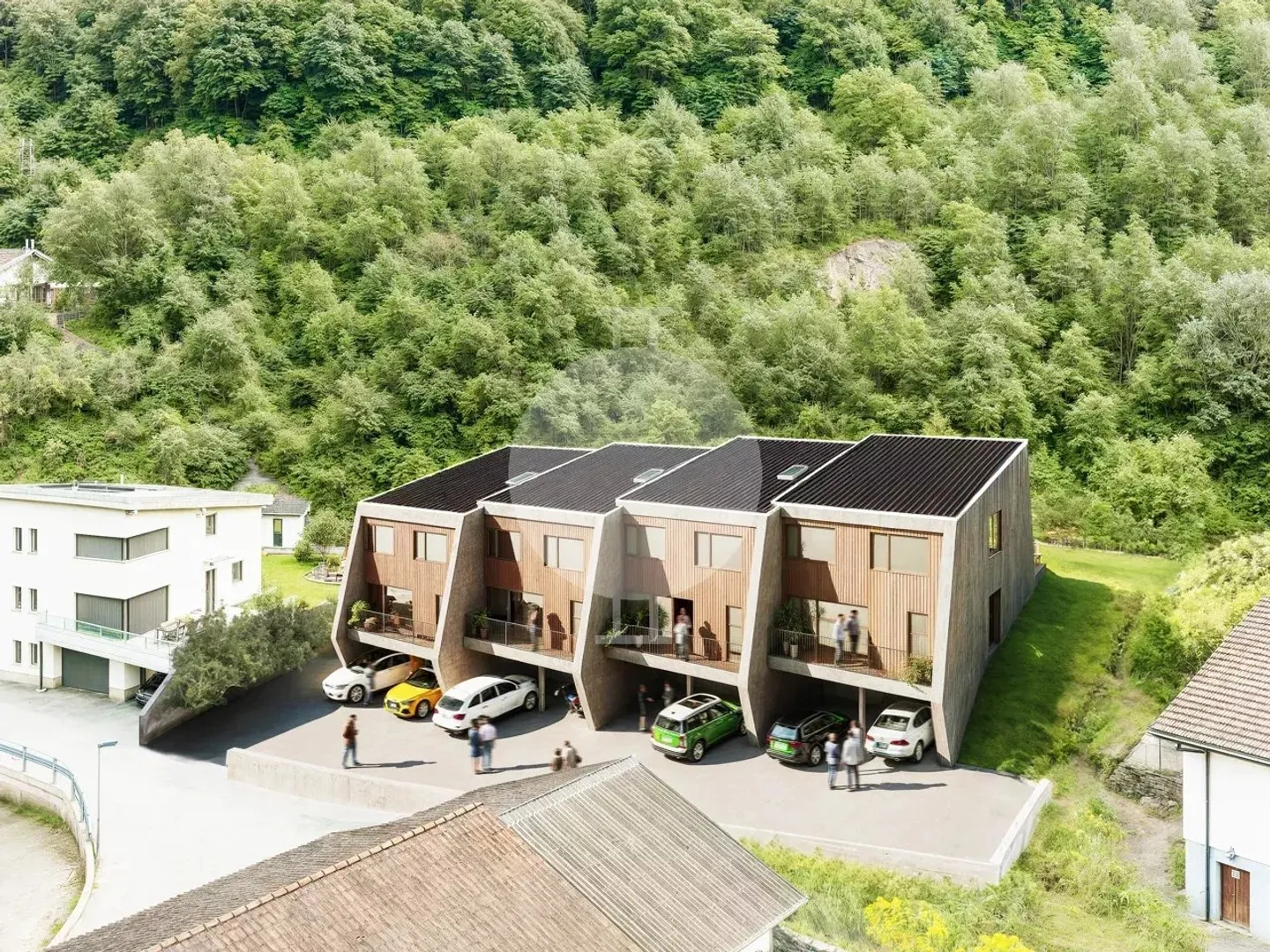 Opportunità rara: villa a schiera nuova in vendita nel centro di Sion - Foto 4 di 4