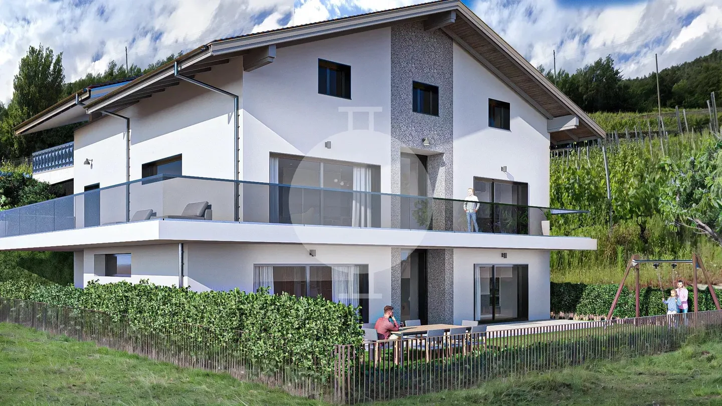 In vendita – Ampio appartamento di 179 m² con vista panoramica – Valençon, comune di Lens (VS) - Foto 1 di 4