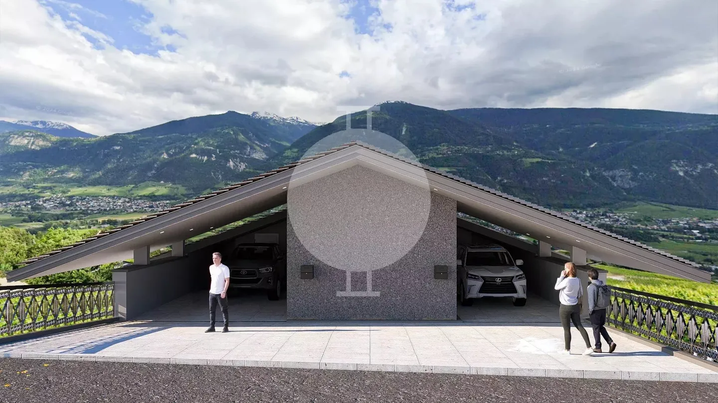 In vendita – Ampio appartamento di 179 m² con vista panoramica – Valençon, comune di Lens (VS) - Foto 2 di 4