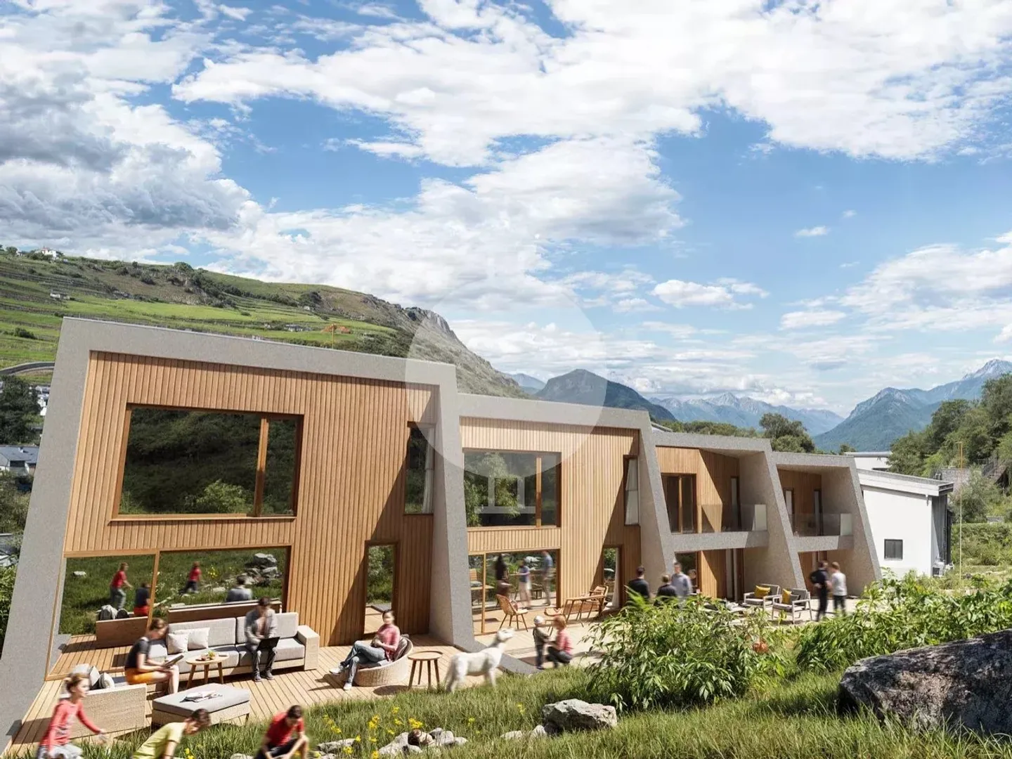 Opportunità rara: villa a schiera nuova in vendita nel centro di Sion - Foto 3 di 4