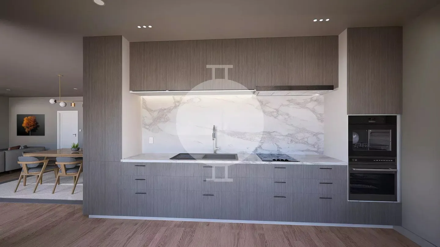 In vendita – Ampio appartamento di 179 m² con vista panoramica – Valençon, comune di Lens (VS) - Foto 4 di 4