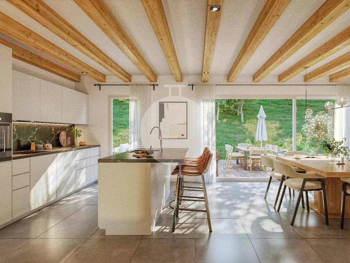 Opportunità rara: villa a schiera nuova in vendita nel centro di Sion - Foto 2 di 4