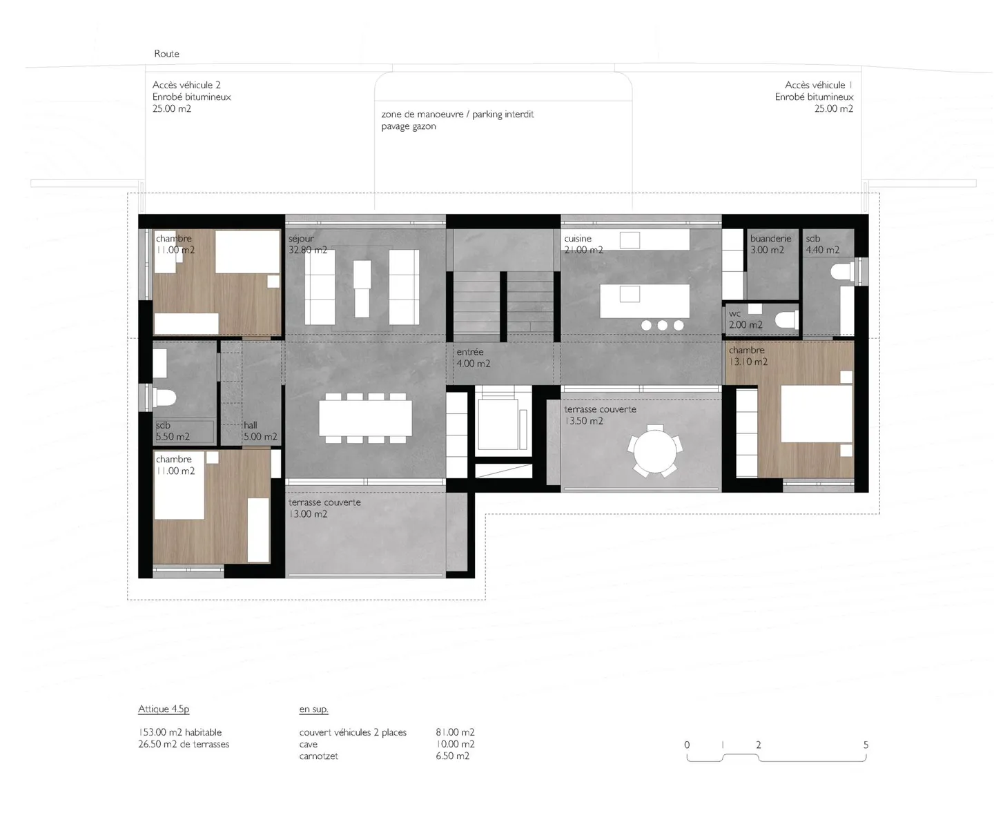 Außergewöhnliche 4,5-Zimmer-Penthouse in Ayent mit Panoramablick - Foto 6 von 6