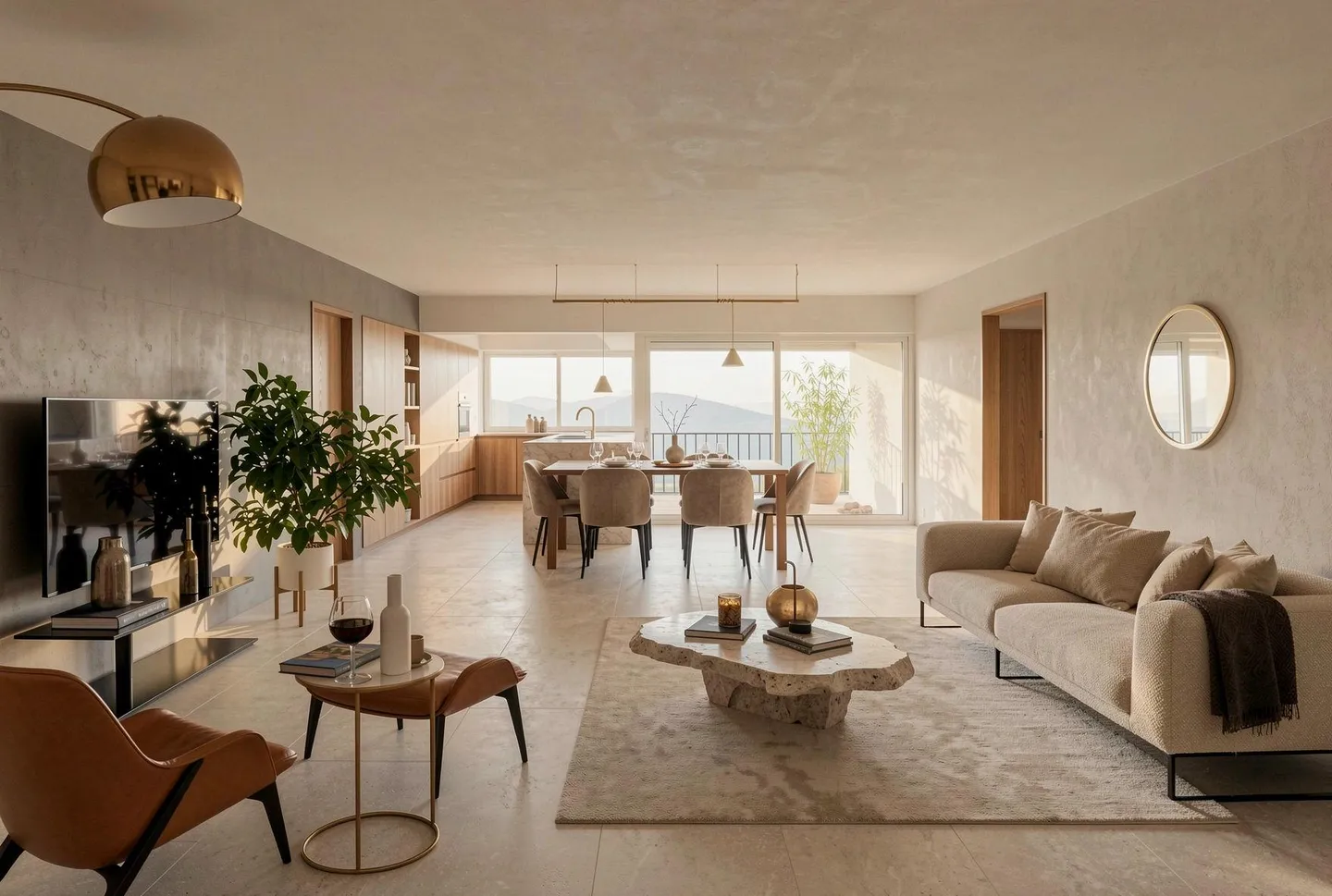 TRAMA Residenz - Elegante 3,5-Zimmer-Wohnung mit Panoramablick - Foto 1 von 5