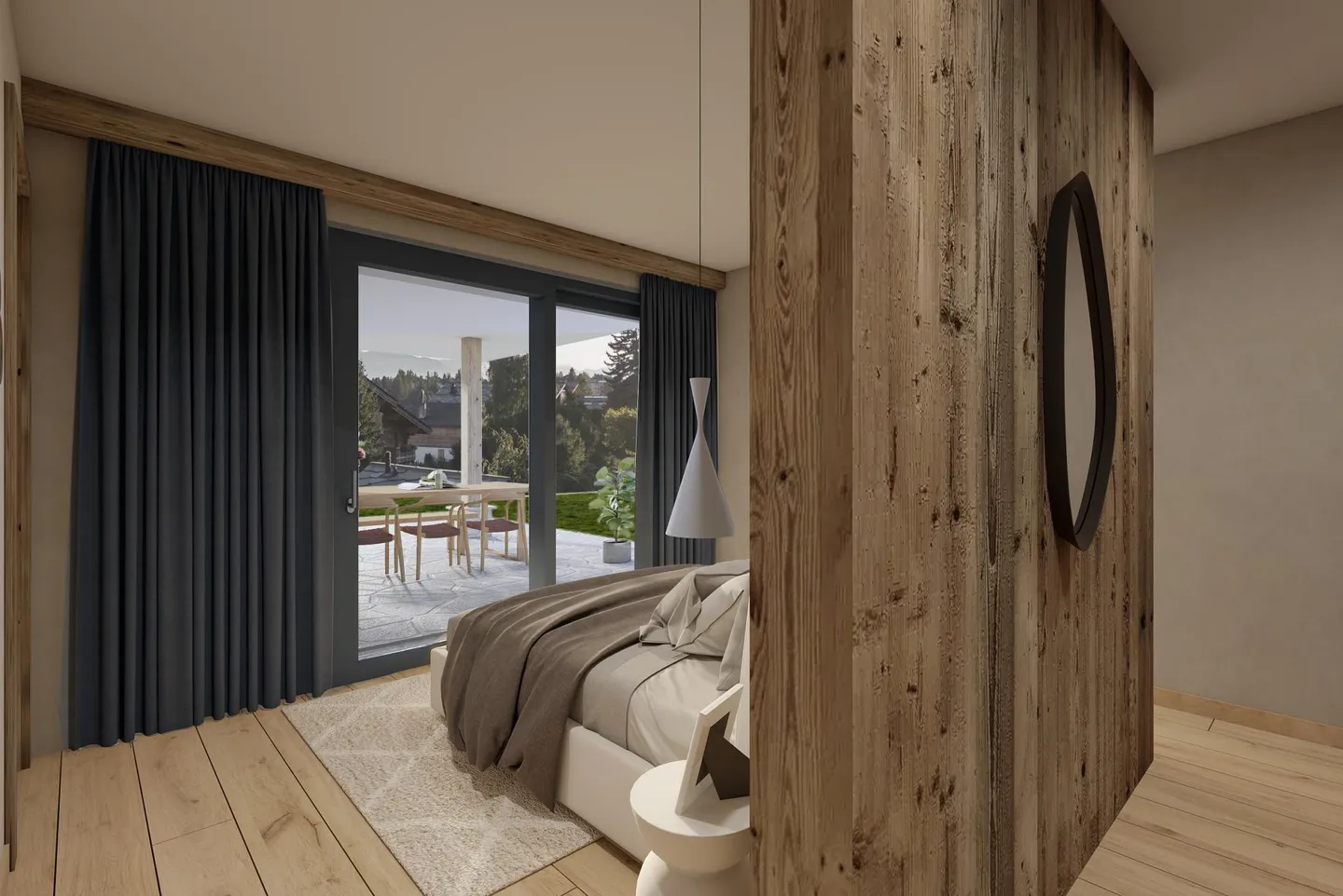 Crans-Montana, 4,5 camere di alta classe al piano giardino con vista - Foto 7 di 13