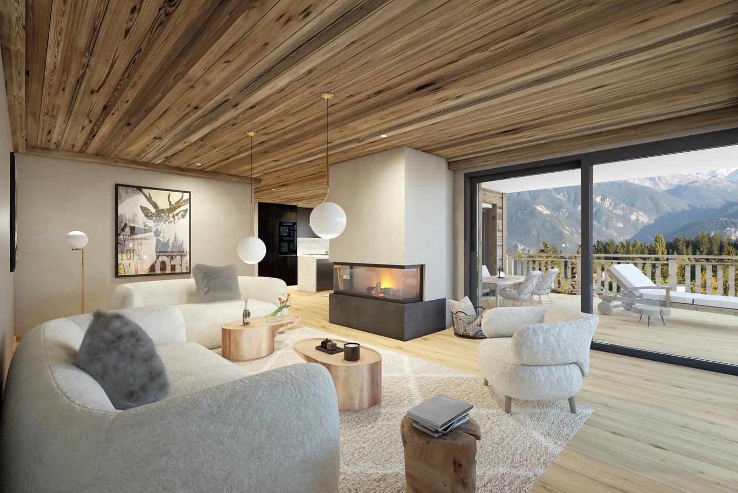 Magnifico appartamento 3,5 con vista nel cuore di Crans-Montana - Foto 2 di 13