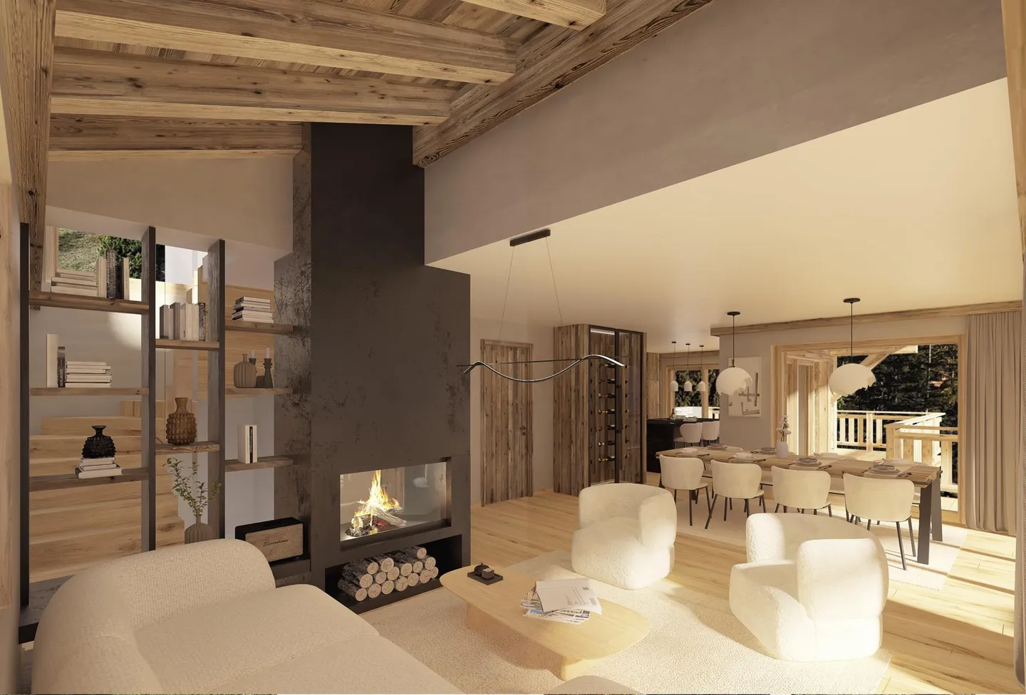 Lussuoso Chalet 5,5 locali a Crans-Montana su progetto (con permesso di costruzione) - Foto 1 di 11